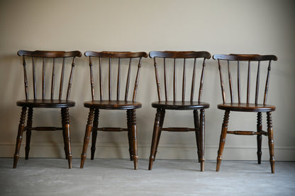 6 Antique Ibex Penny Chairs