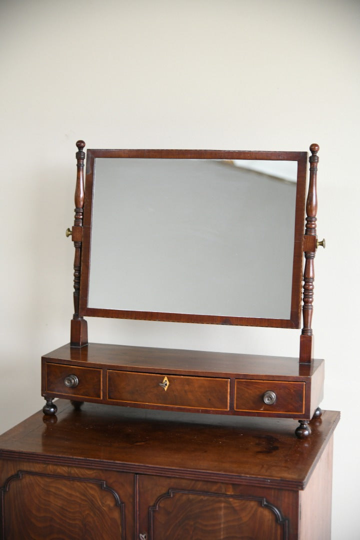 Georgian Mahogany Toilet Mirror