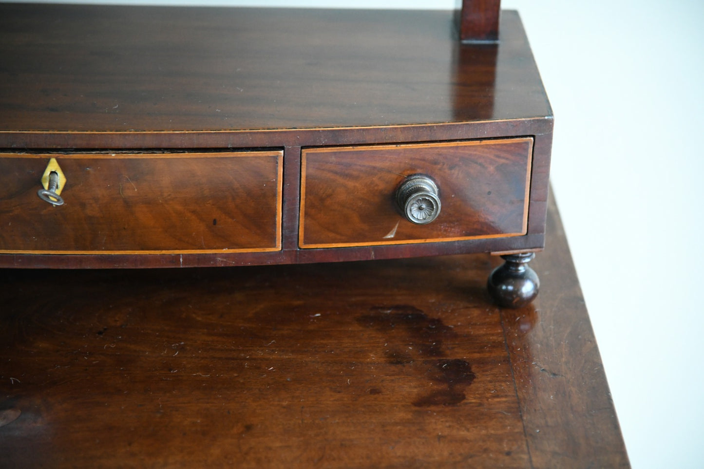 Georgian Mahogany Toilet Mirror