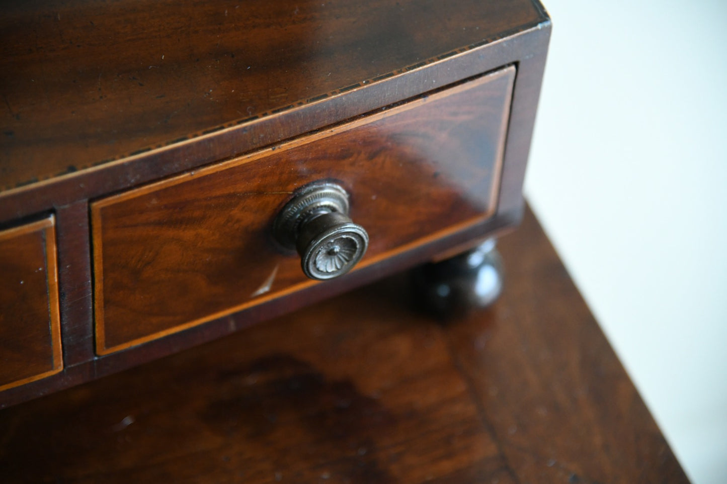 Georgian Mahogany Toilet Mirror