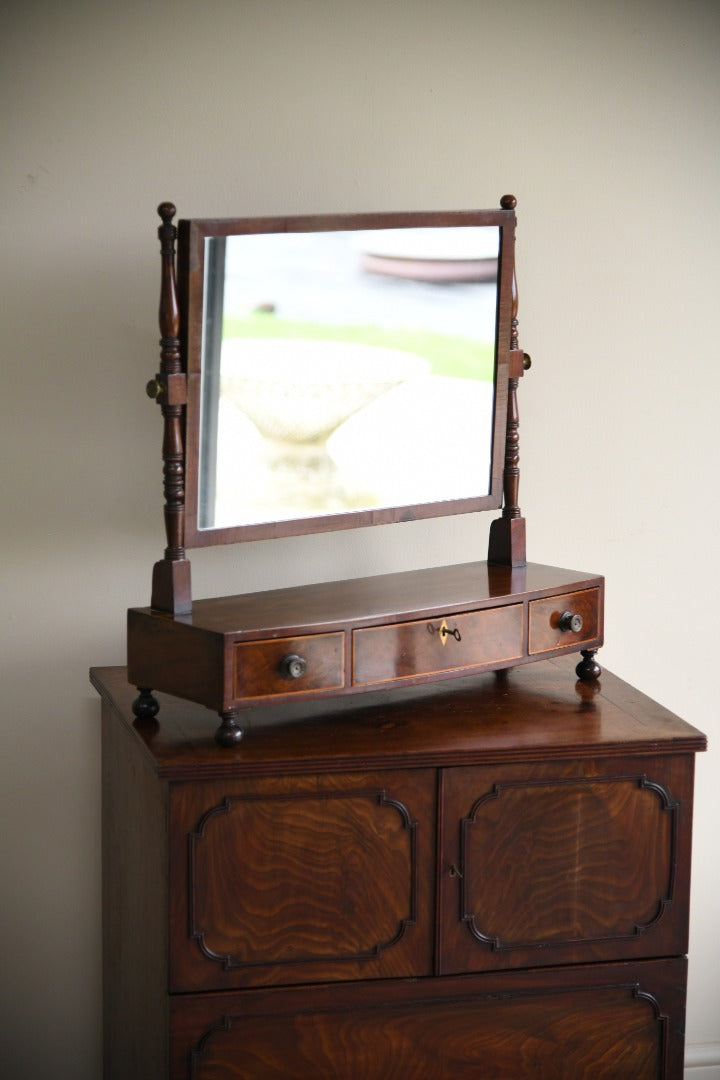 Georgian Mahogany Toilet Mirror