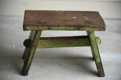 Small Green Stool