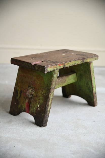 Small Green Stool