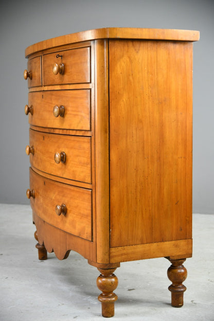 Victorian Satin Walnut Chest of Drawers