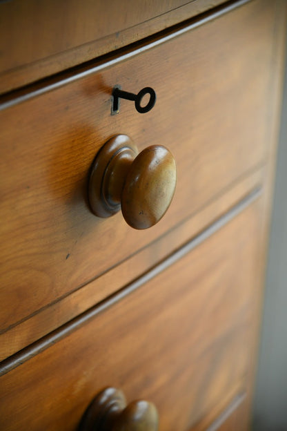 Victorian Satin Walnut Chest of Drawers