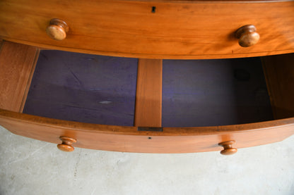 Victorian Satin Walnut Chest of Drawers