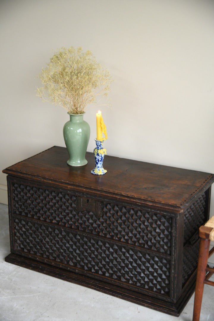 Antique Spanish Carved Chest