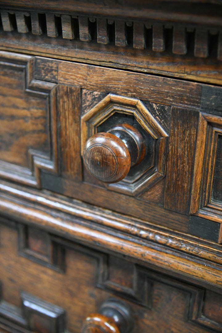 Jacobean Style Oak Chest of Drawers