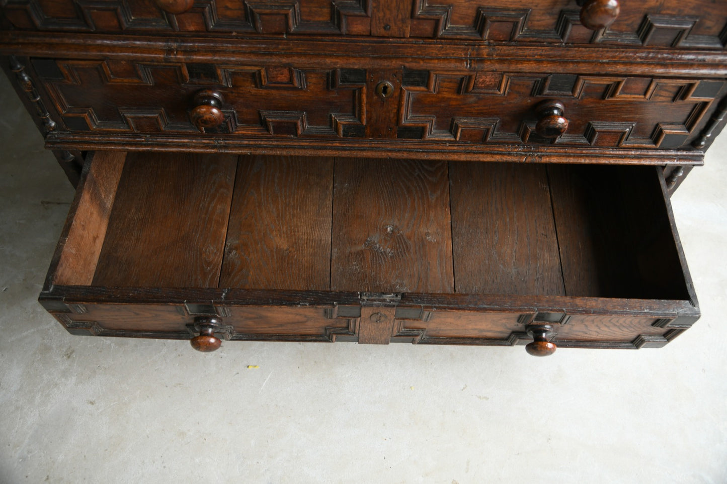 Jacobean Style Oak Chest of Drawers