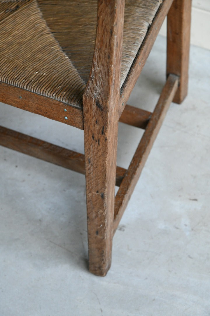 William Birch Arts & Crafts Oak Carver Chair