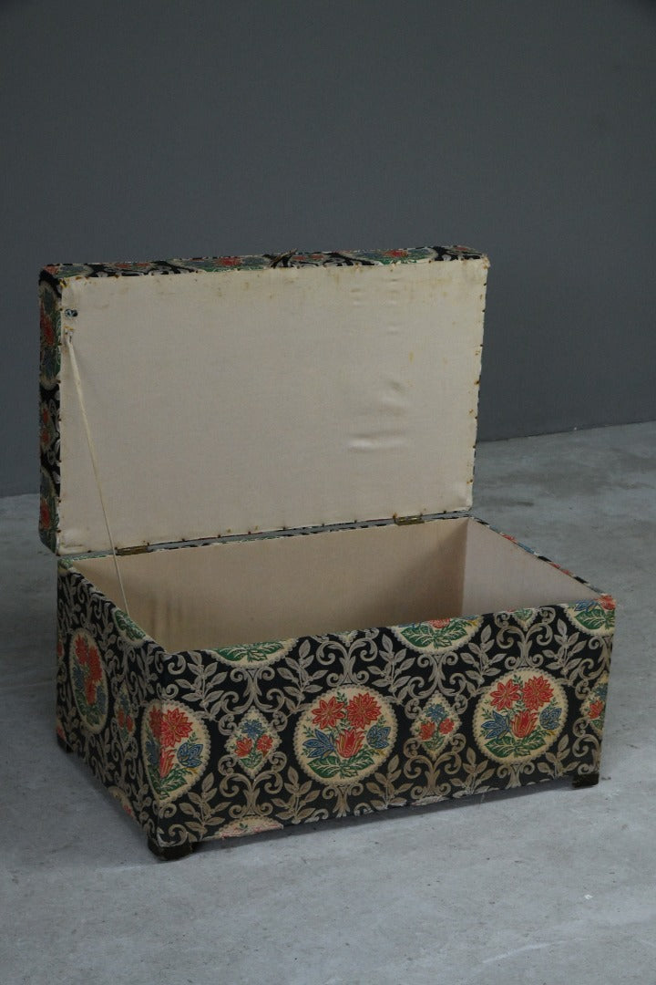 Vintage Upholstered Ottoman