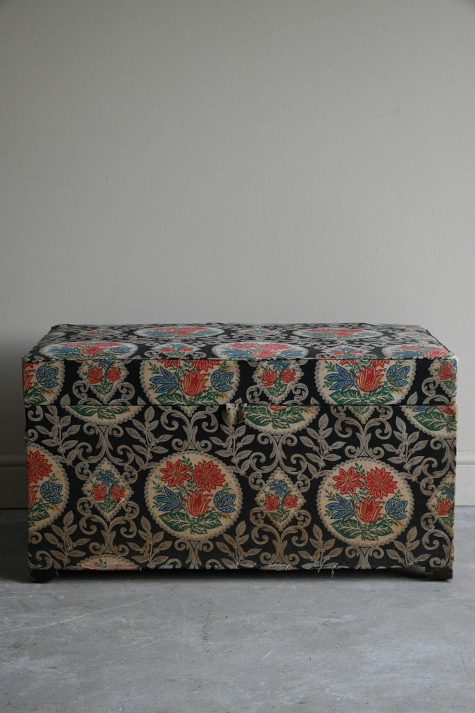Vintage Upholstered Ottoman