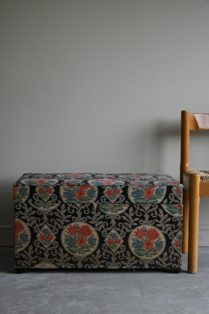 Vintage Upholstered Ottoman