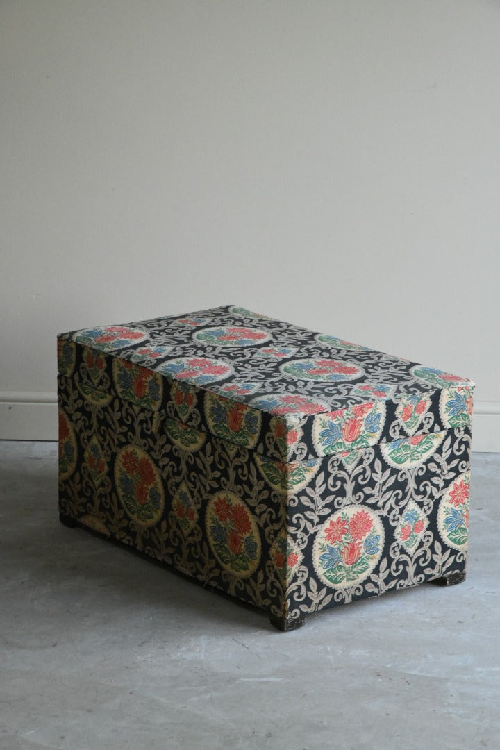 Vintage Upholstered Ottoman