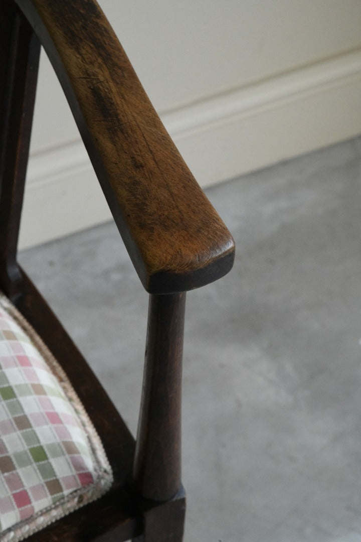 Edwardian Stained Beech Tub Chair