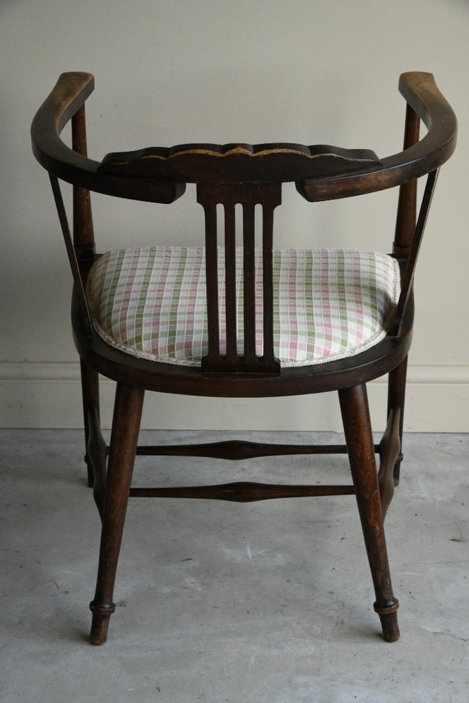 Edwardian Stained Beech Tub Chair