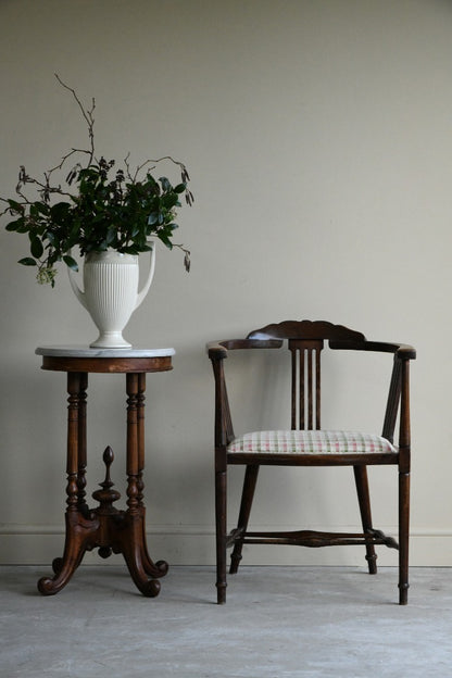 Edwardian Stained Beech Tub Chair