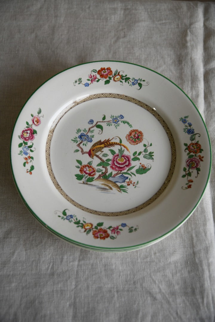 4 Vintage Crescent & Sons Dinner Plates