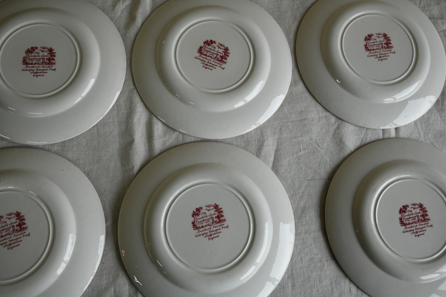 6 Broadhurst Constable Plates