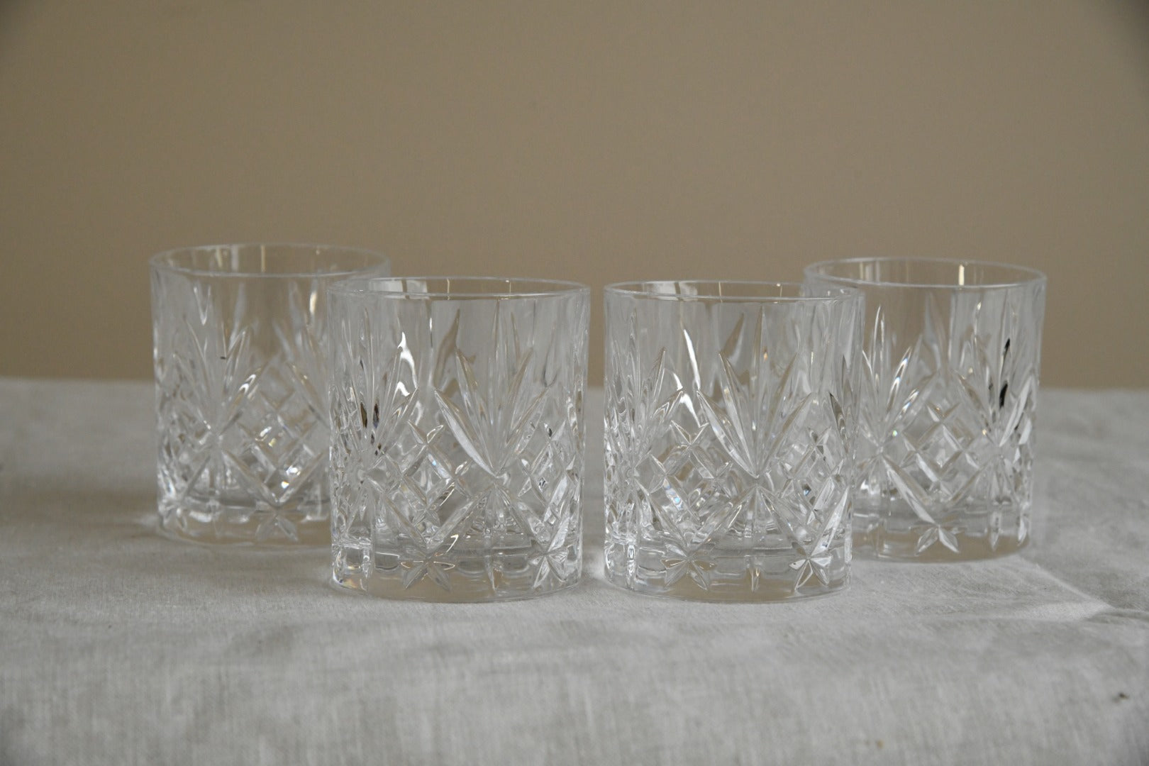 4 Glass Rocks Tumbler Glasses