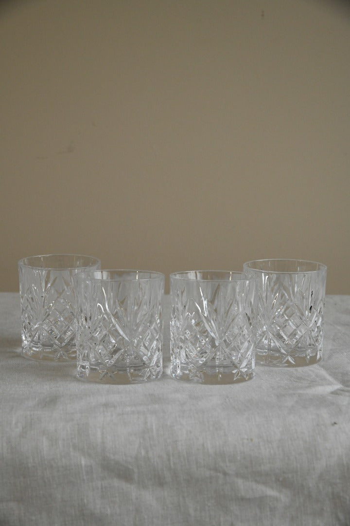 4 Glass Rocks Tumbler Glasses