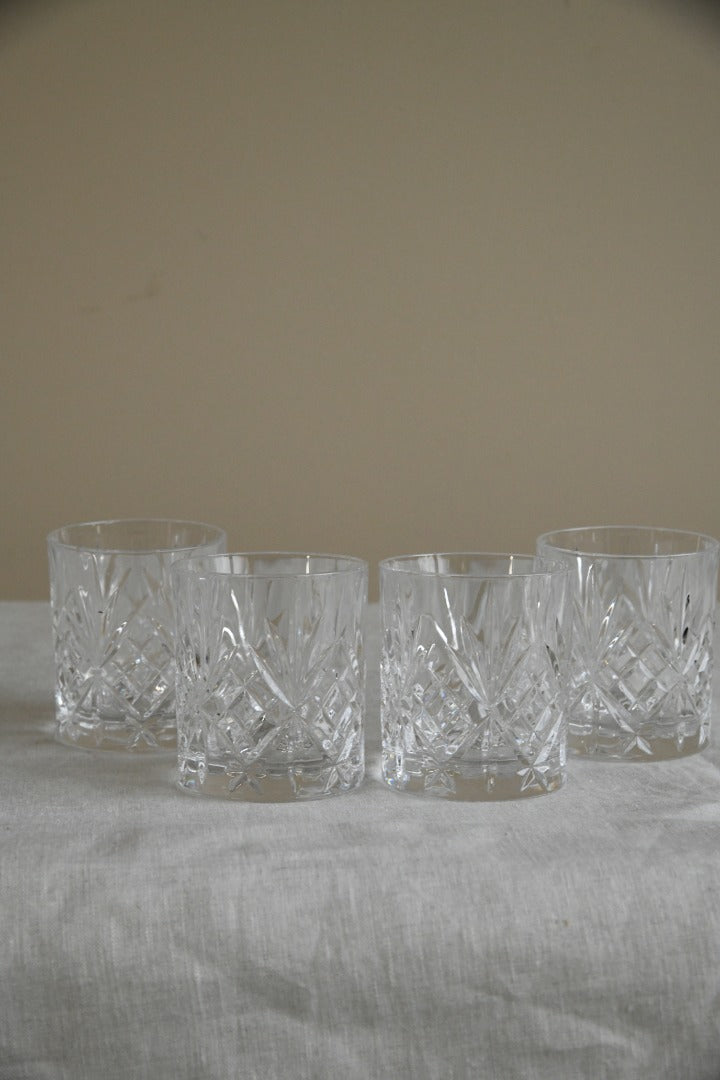 4 Glass Rocks Tumbler Glasses