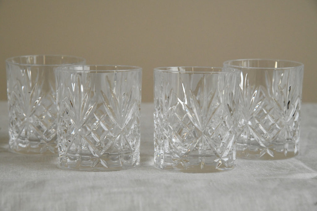 4 Glass Rocks Tumbler Glasses