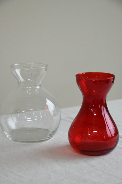 Glass Hyacinth Vase