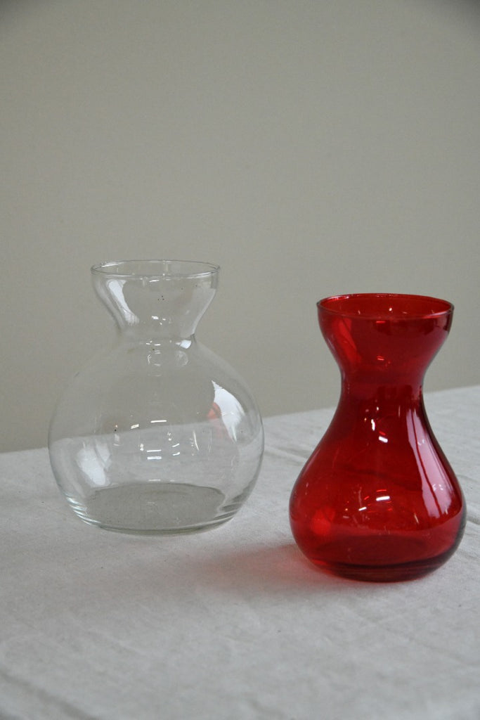 Glass Hyacinth Vase