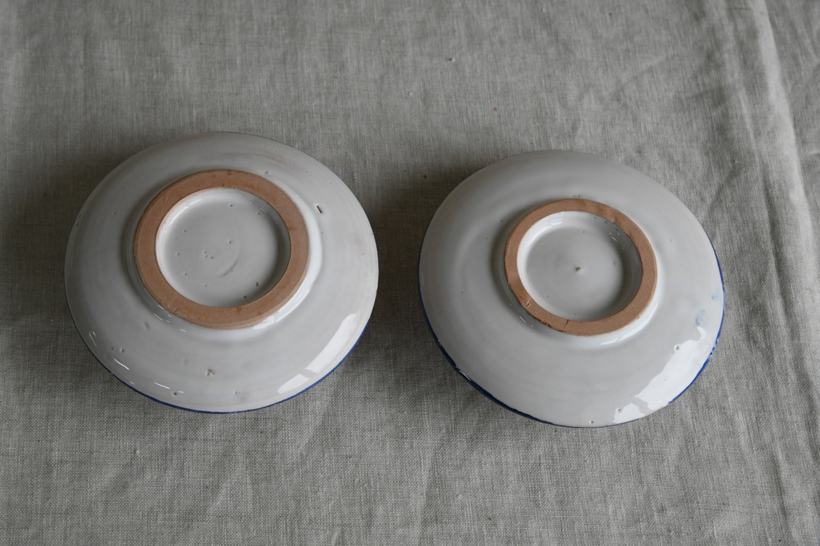 Pair Pottery Candlesticks