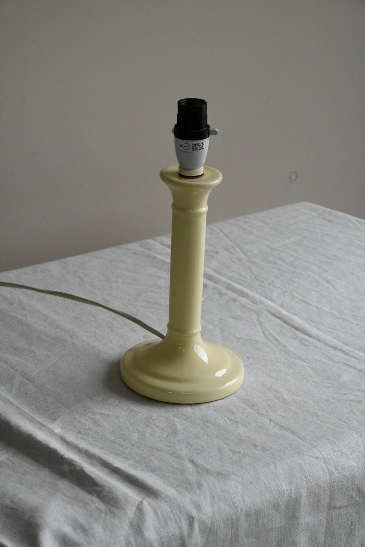 Yellow Ceramic Lamp