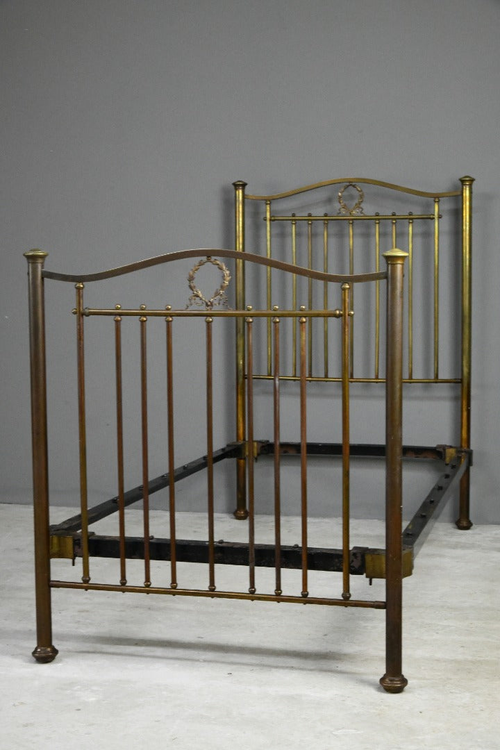 Edwardian Single Brass Bed Frame