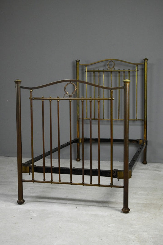 Edwardian Single Brass Bed Frame