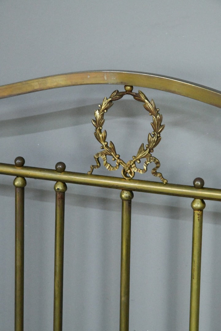 Edwardian Single Brass Bed Frame