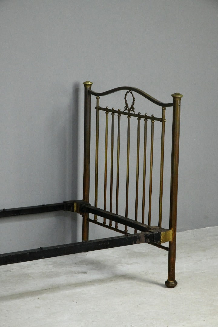 Edwardian Single Brass Bed Frame