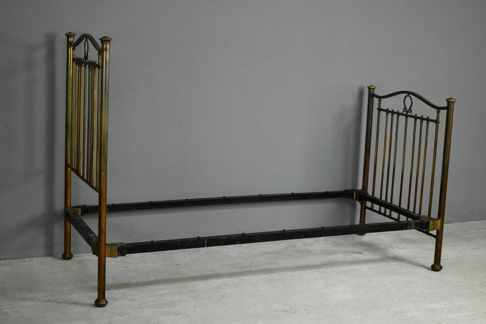 Edwardian Single Brass Bed Frame