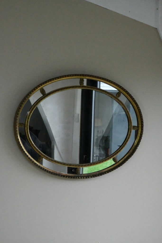 Georgian Style Oval Wall Mirror