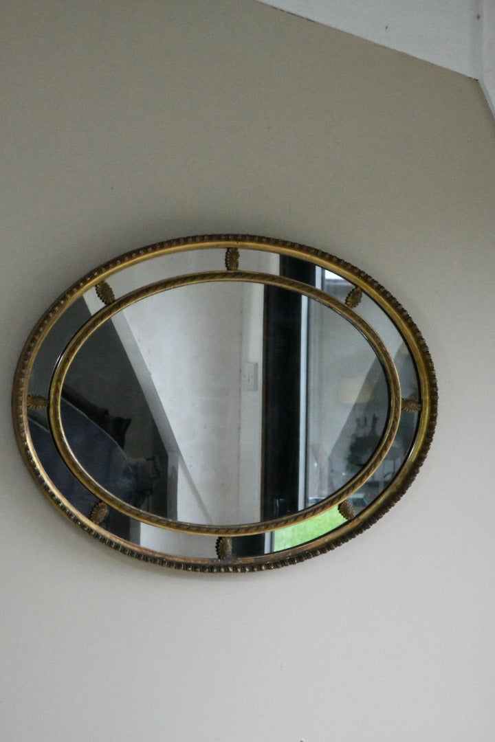 Georgian Style Oval Wall Mirror