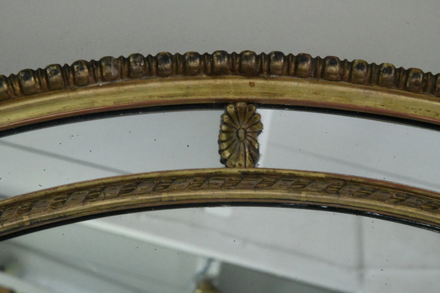 Georgian Style Oval Wall Mirror