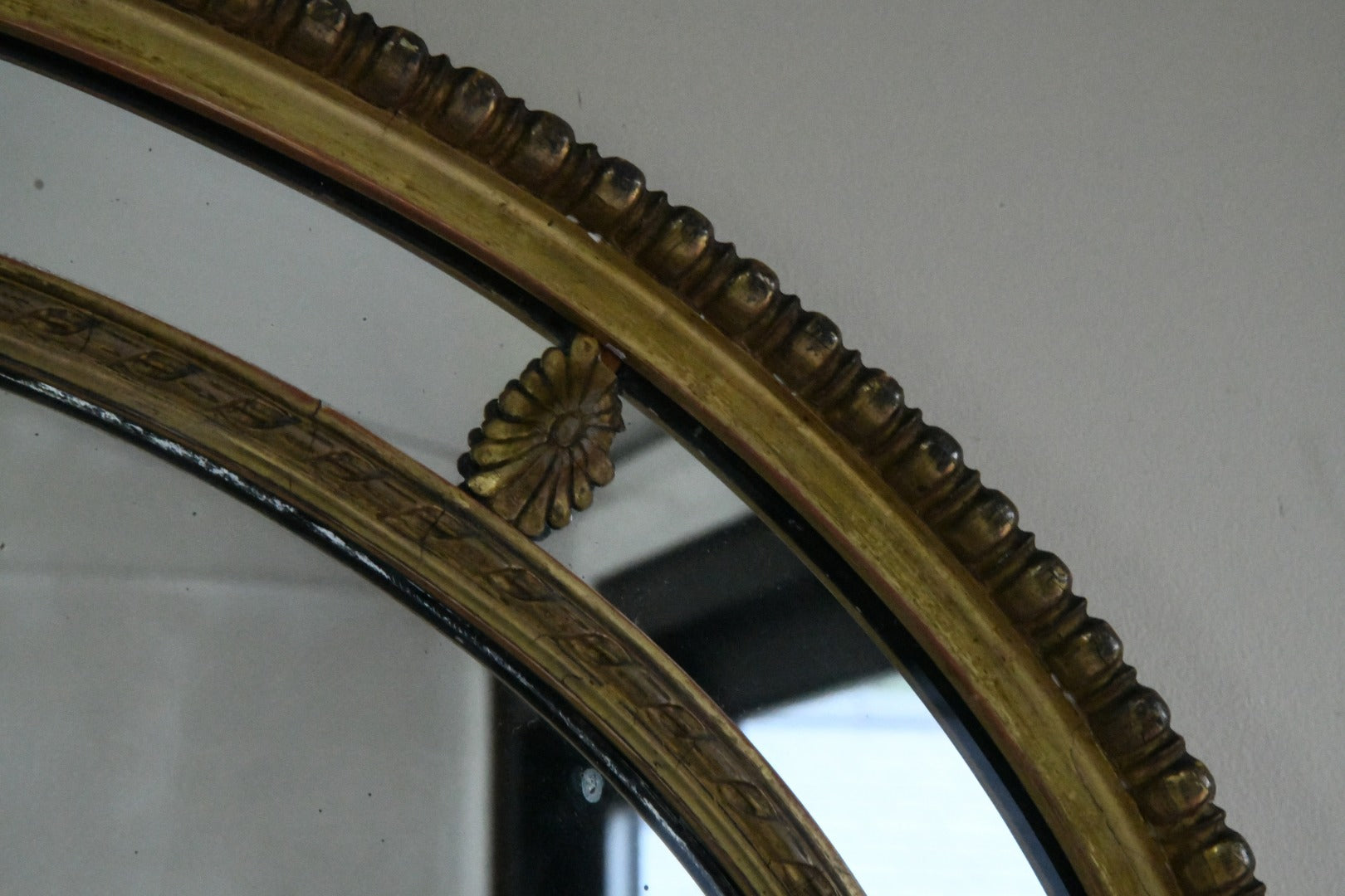 Georgian Style Oval Wall Mirror