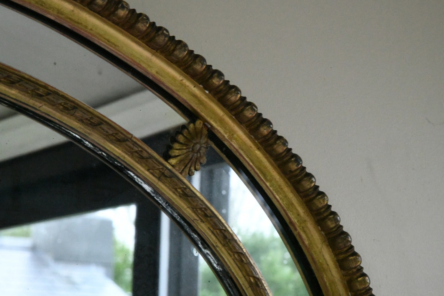 Georgian Style Oval Wall Mirror