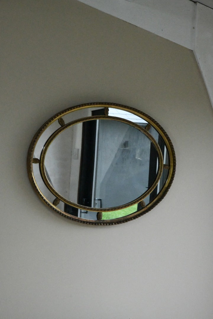 Georgian Style Oval Wall Mirror