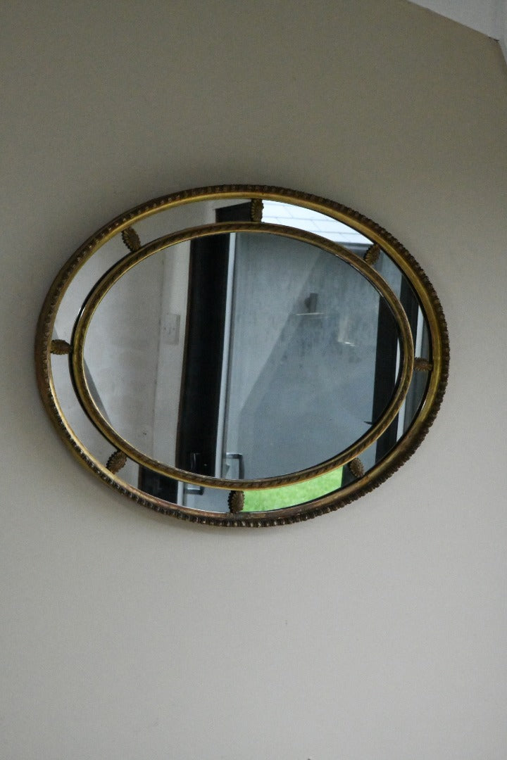 Georgian Style Oval Wall Mirror