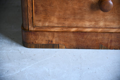 Antique Satin Birch Chest of Drawers