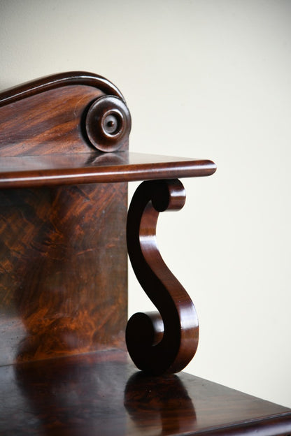 William IV Mahogany Glazed Bookcase