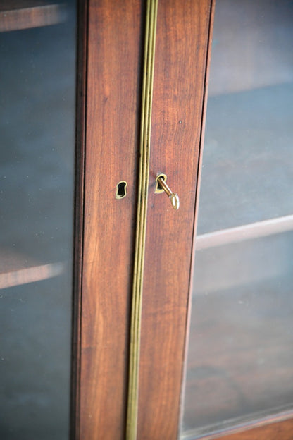 William IV Mahogany Glazed Bookcase