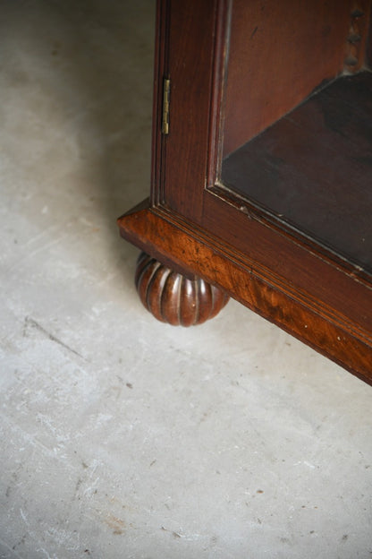 William IV Mahogany Glazed Bookcase