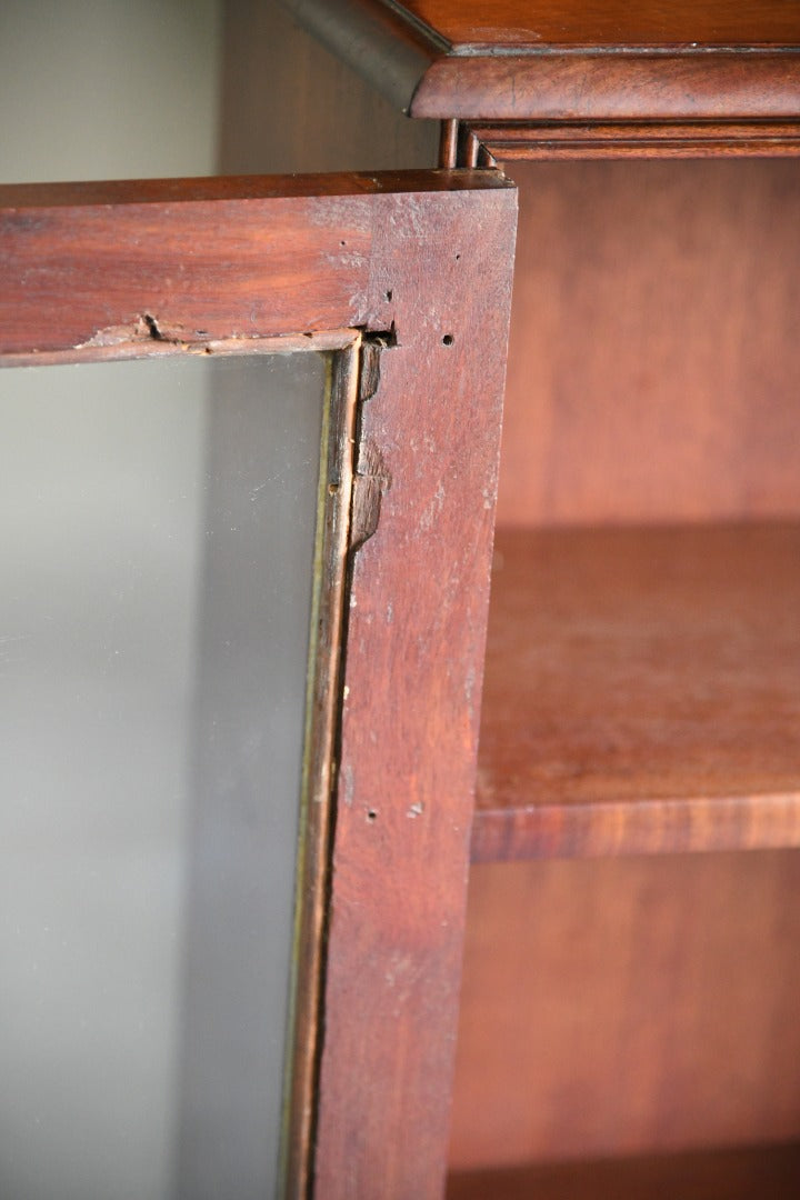 William IV Mahogany Glazed Bookcase