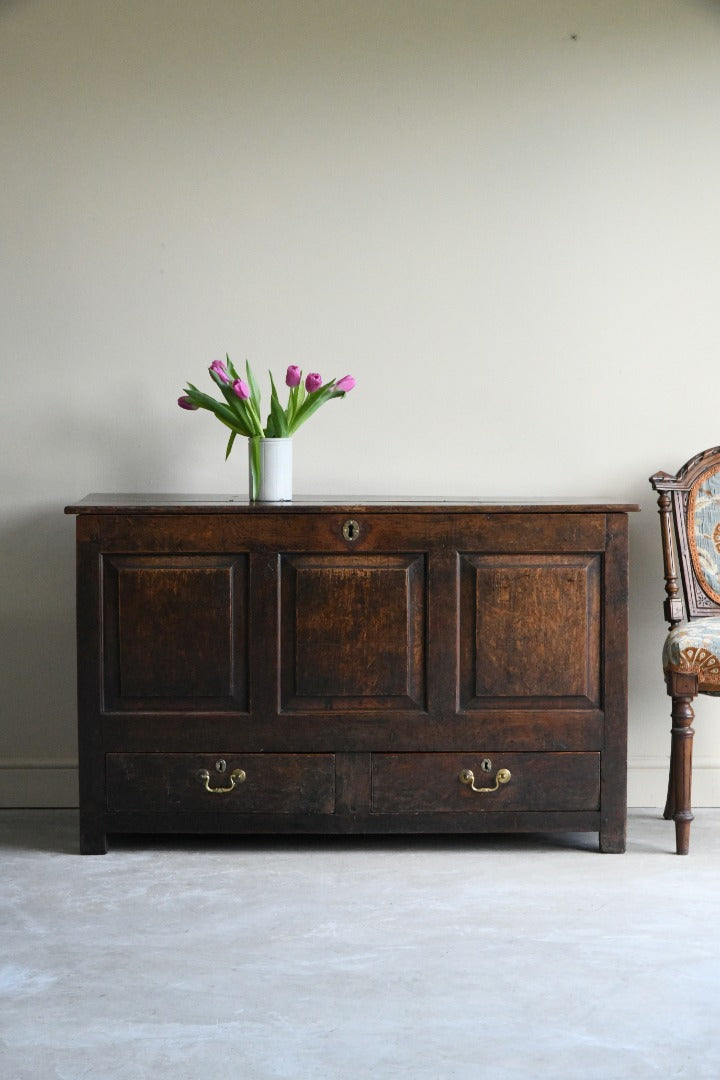 18th Century Oak Mule Chest