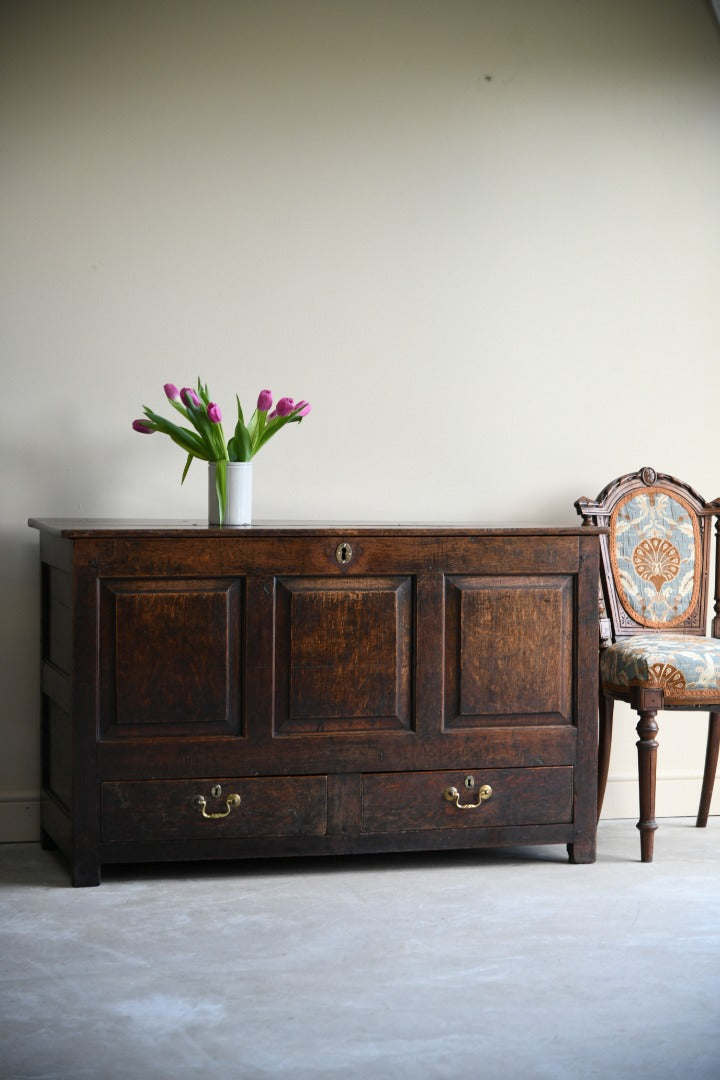 18th Century Oak Mule Chest